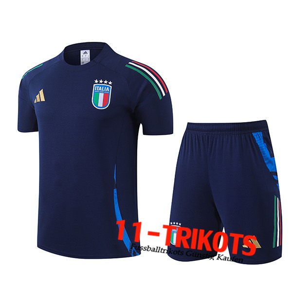 Italien Trainingstrikot Navy blau 2024/2025