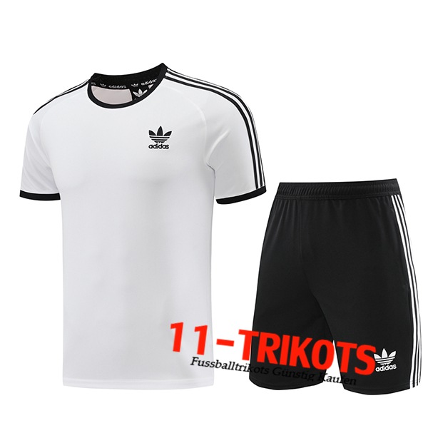 Adidas Trainingstrikot Weiß/Schwarz 2024/2025