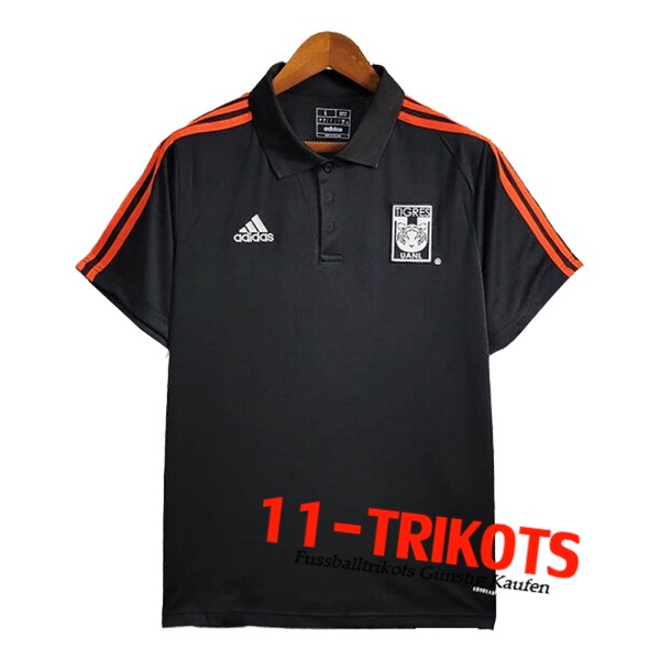 Tigres UANL Poloshirt Schwarz/Orange 2024/2025