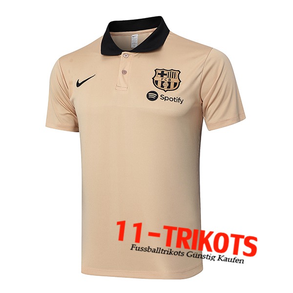 FC Barcelona Poloshirt Gelb/Schwarz 2024/2025