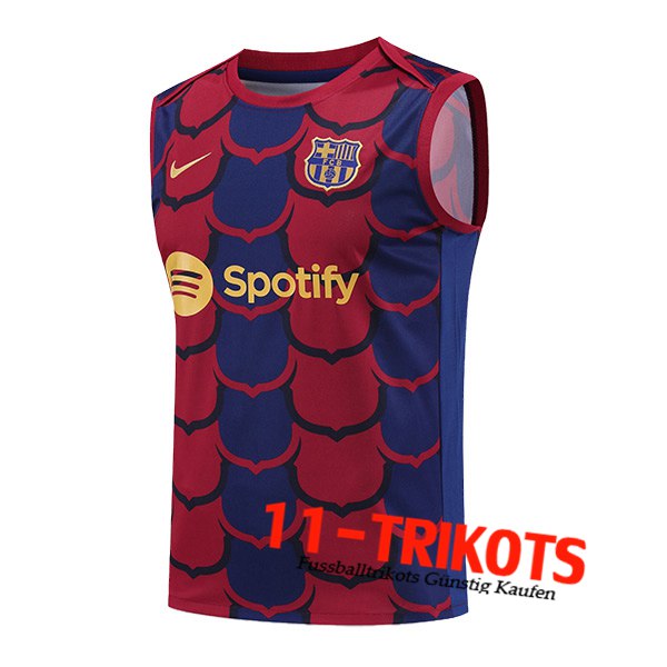 FC Barcelona Trainings-Tanktop Blau/Rot 2024/2025