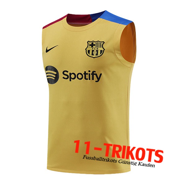 FC Barcelona Trainings-Tanktop Gelb/Blau/Rot 2024/2025