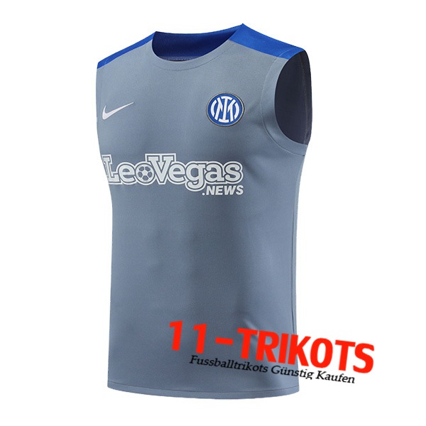 Inter Milan Trainings-Tanktop Grau/Blau 2024/2025