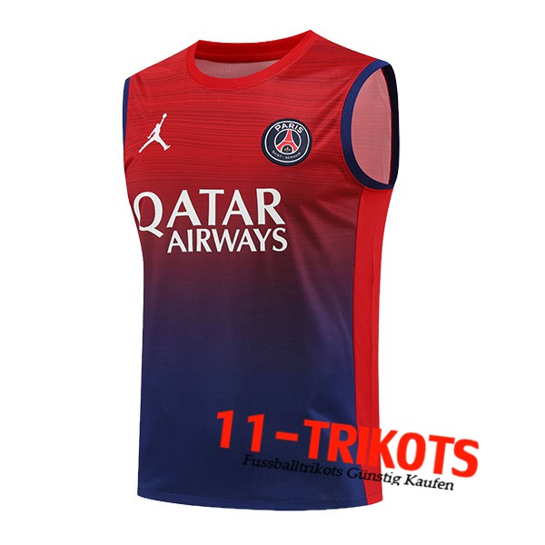 PSG Trainings-Tanktop Rot/Blau 2024/2025 -02