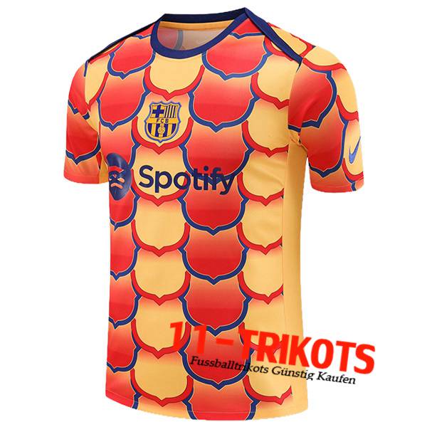 FC Barcelona Trainingstrikot Orange/Rot 2024/2025