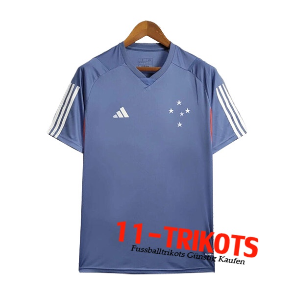 Cruzeiro Trainingstrikot Blau/Rot 2024/2025