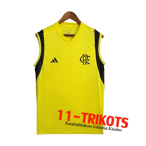 Flamengo Trainings-Tanktop Gelb/Schwarz 2024/2025