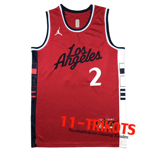 Los Angeles Clippers Trikot (LEONARD #2) 2024/25 Rot/Weiß/Schwarz