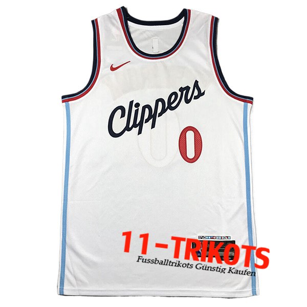 Los Angeles Clippers Trikot (WESTBROOK #0) 2024/25 Weiß -02