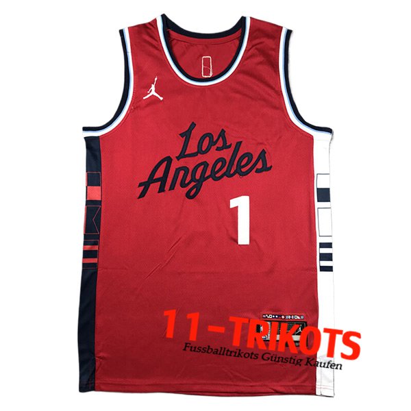 Los Angeles Clippers Trikot (HARDEN #1) 2024/25 Rot/Weiß/Schwarz