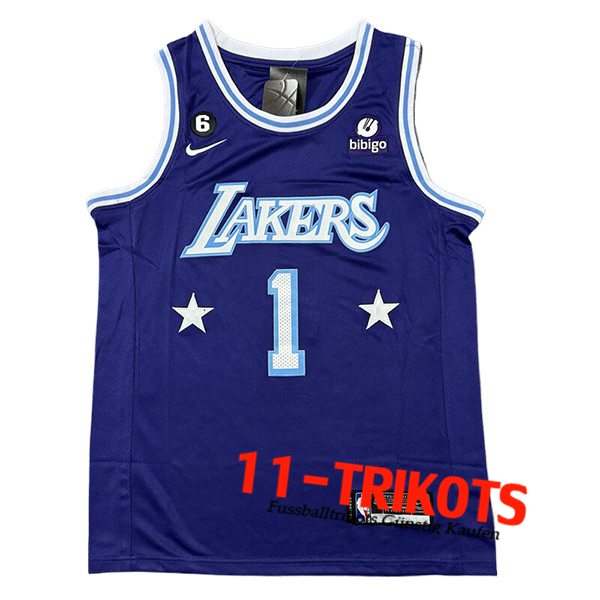 Los Angeles Lakers Trikot (RUSSELL #1) 2024/25 Blau/Weiß