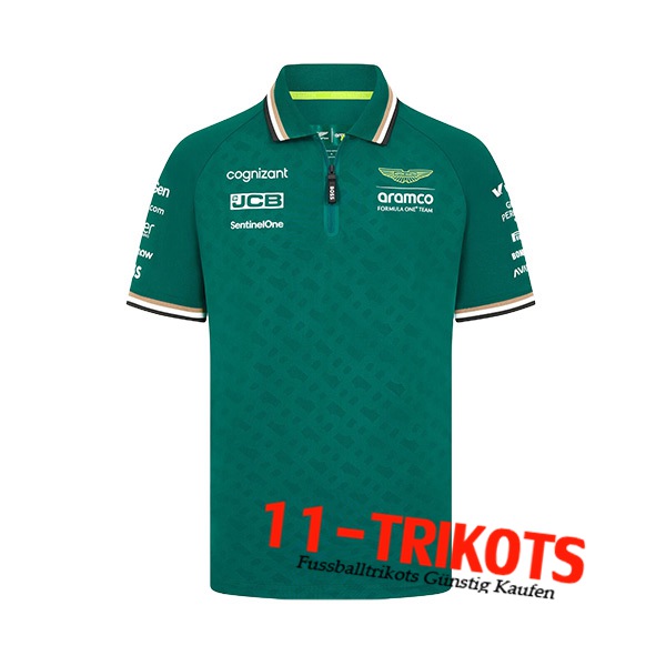 Aston Martin Team Polo F1 Weiß 2024