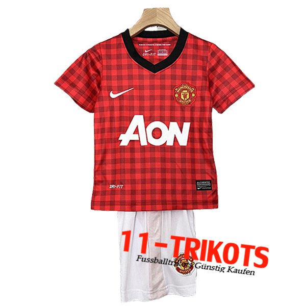 Manchester United Retro Kinder Heimtrikot 2012/2013