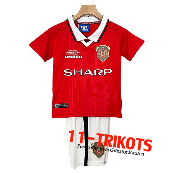 Manchester United Retro Kinder Heimtrikot 1999/2000