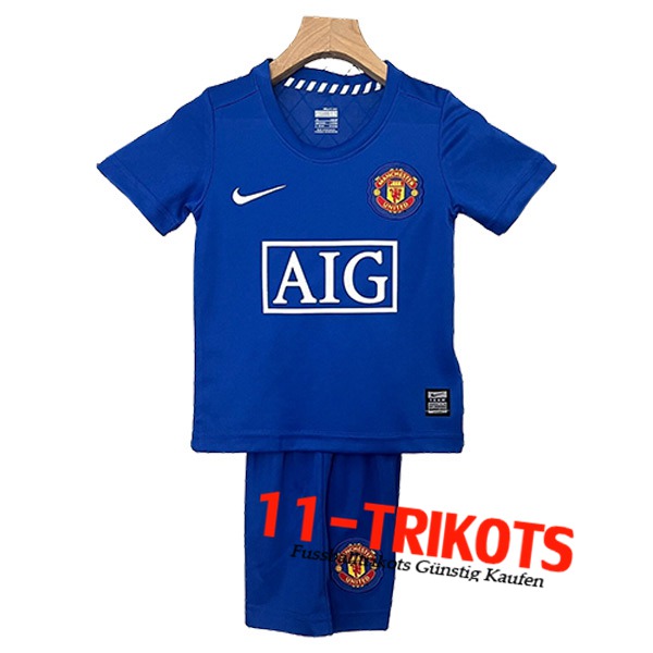 Manchester United Retro Kinder Auswärtstrikot 2008/2009