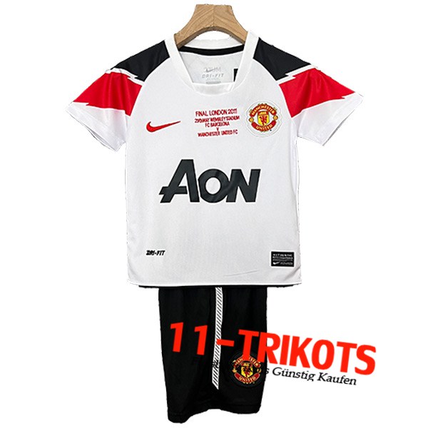 Manchester United Retro Kinder Auswärtstrikot 2010/2011