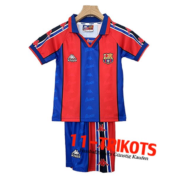 FC Barcelona Retro Kinder Heimtrikot 1995/1997