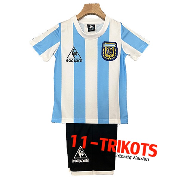 Argentinien Retro Kinder Heimtrikot 1986