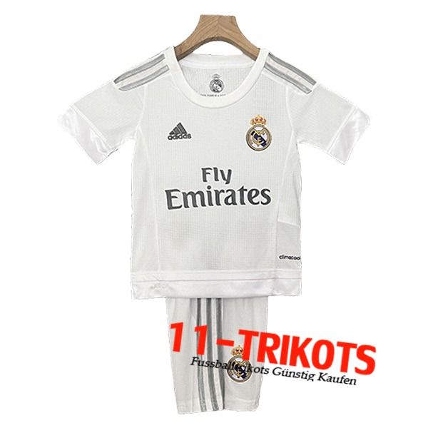 Real Madrid Retro Kinder Heimtrikot 2015/016