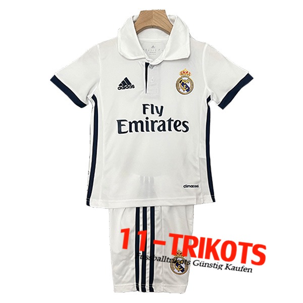 Real Madrid Retro Kinder Heimtrikot 2016/2017