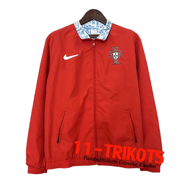 Portugal Windjacke Rot 2024/2025