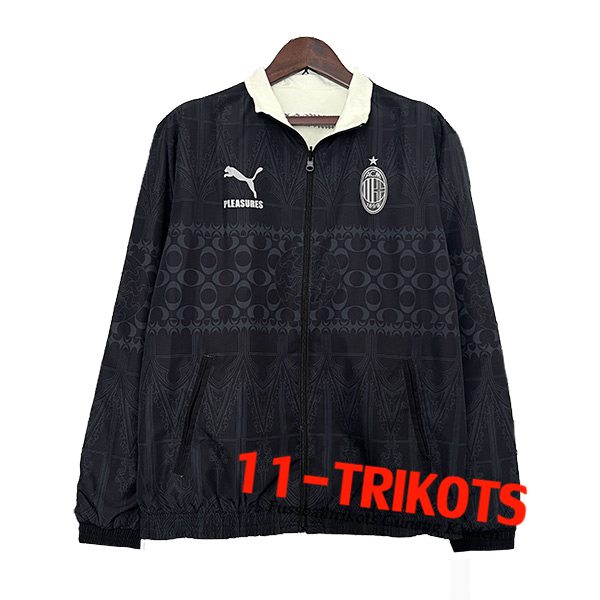 AC Milan Windjacke Schwarz 2024/2025