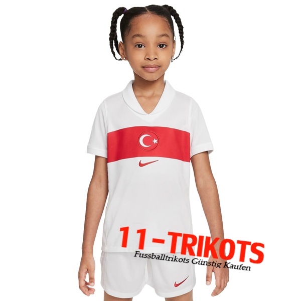 Türkisch Kinder Heimtrikot UEFA Euro 2024