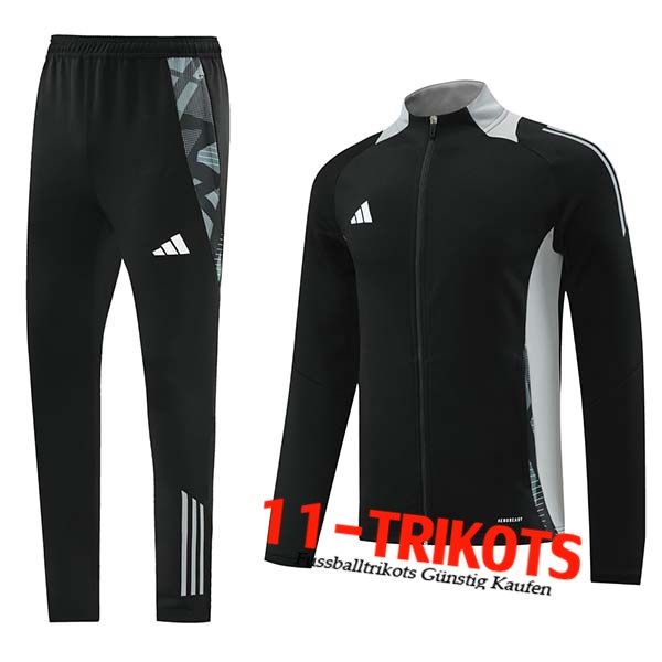 Adidas Trainingsanzug (Jacke) Schwarz/Grau 2024/2025