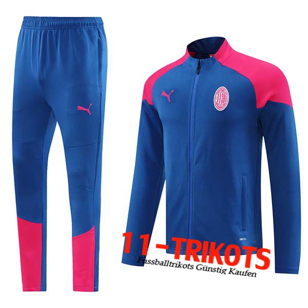 AC Milan Trainingsanzug (Jacke) Blau/Rosa 2024/2025