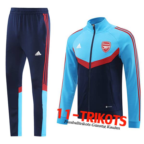 Arsenal Trainingsanzug (Jacke) Blau/Rot 2024/2025
