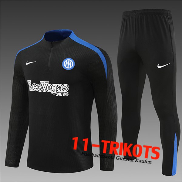 Inter Milan Trainingsanzug Kinder Schwarz/Blau 2024/2025