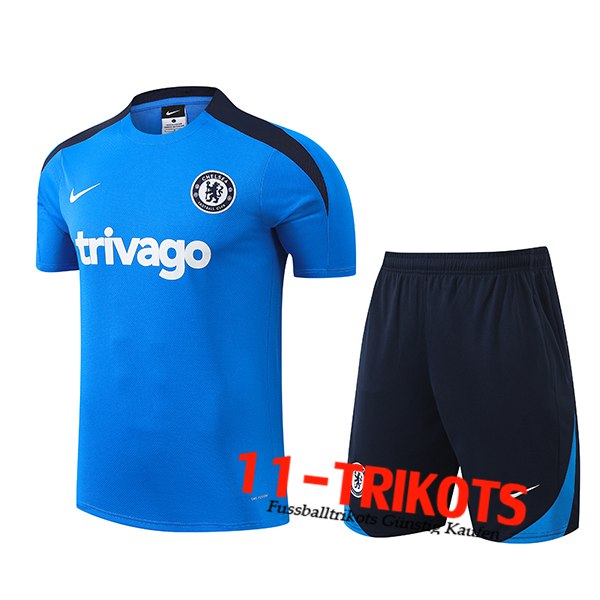 FC Chelsea Trainingstrikot Blau/Schwarz 2024/2025