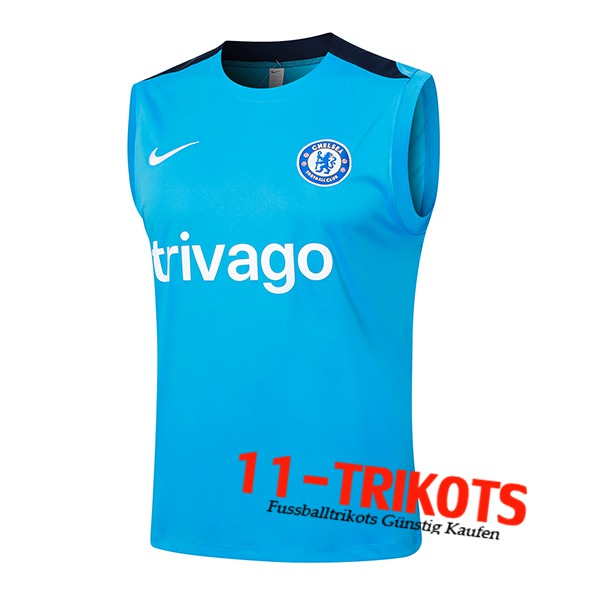FC Chelsea Trainings-Tanktop Blau 2024/2025