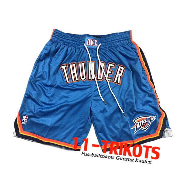 Oklahoma City Thunder Shorts NBA 2024/25 Blau/Orange