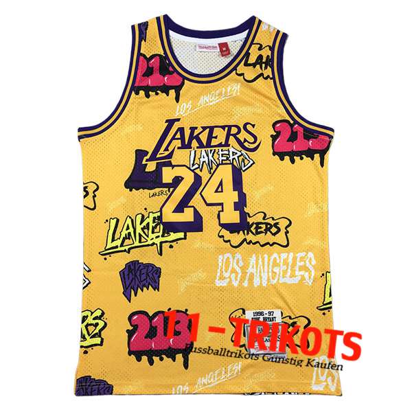 Los Angeles Lakers Trikot （BRYANT #24) 2024/25 Gelb