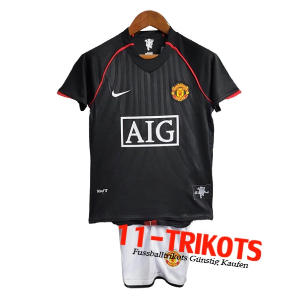 Manchester United Retro Kinder Auswärtstrikot 2007/2008