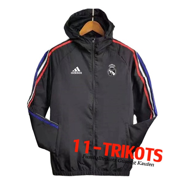 Real Madrid Windjacke Schwarz 2024/2025