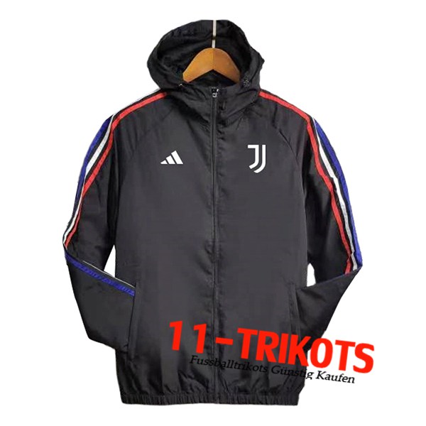 Juventus Windjacke Schwarz 2024/2025