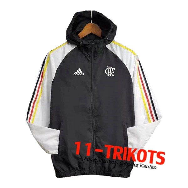 Flamengo Windjacke Schwarz/Weiß 2024/2025