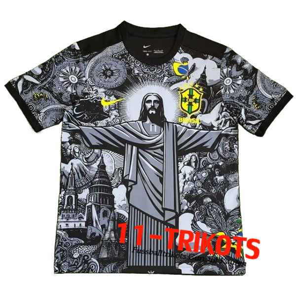 Brasilien Fussball Trikots Special Edition Jesus Schwarz 2024/2025