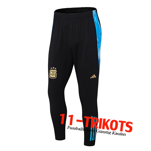 Argentinien Trainingshose Schwarz/Blau 2024/2025