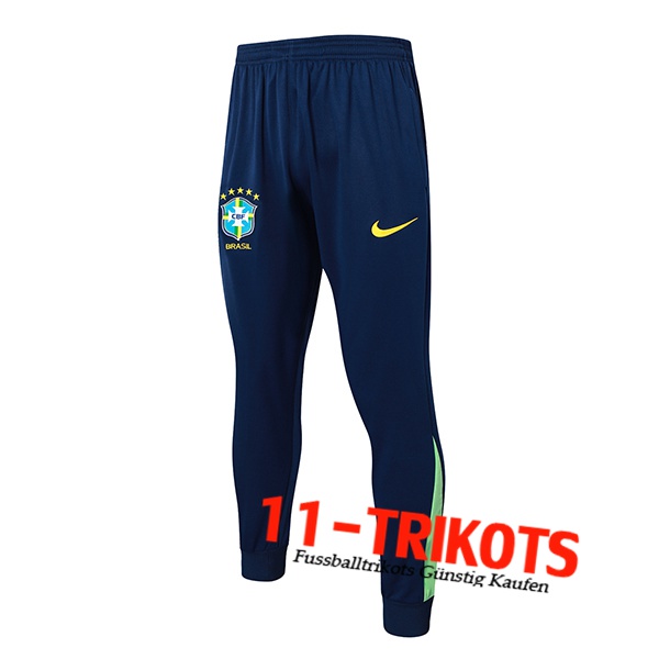 Brasilien Trainingshose Blau/Grün 2024/2025