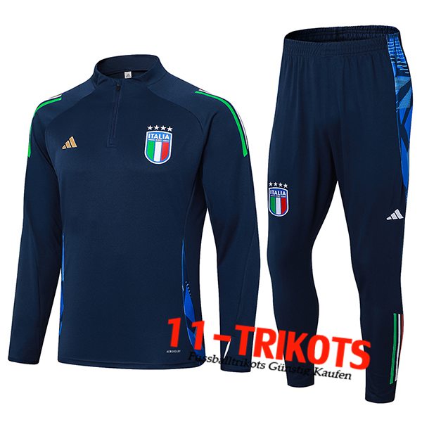 Italien Trainingsanzug Königsblau 2024/2025