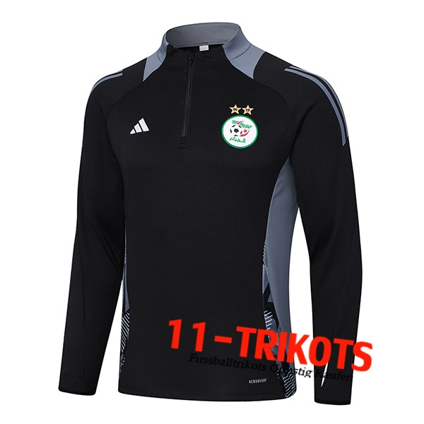 Algeria Training Sweatshirt Schwarz/Grau 2024/2025