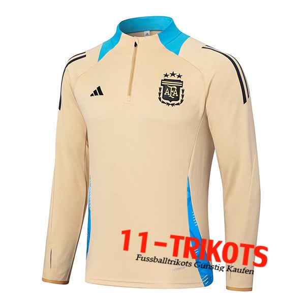 Argentinien Training Sweatshirt Gelb/Blau 2024/2025