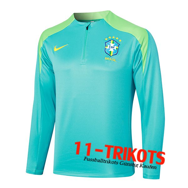 Brasilien Training Sweatshirt Grün 2024/2025