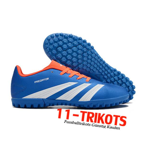 Adidas Fussballschuhe Predator Club TF Blau/Weiß/Orange