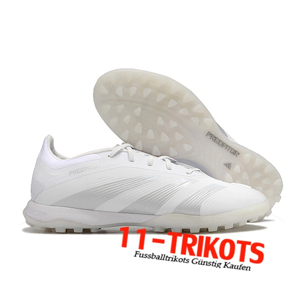 Adidas Fussballschuhe PREDATOR 24 ELITE TF BOOTS Weiß/Grau