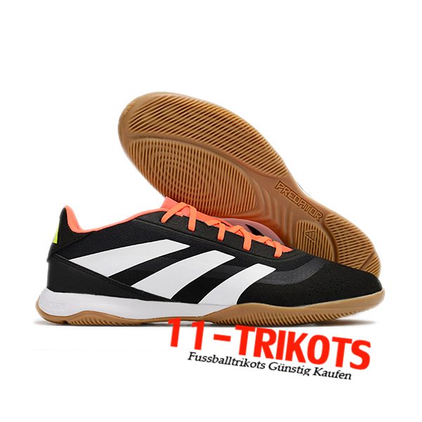 Adidas Fussballschuhe PREDATOR 24 ELITE IC BOOTS Weiß/Schwarz/Orange