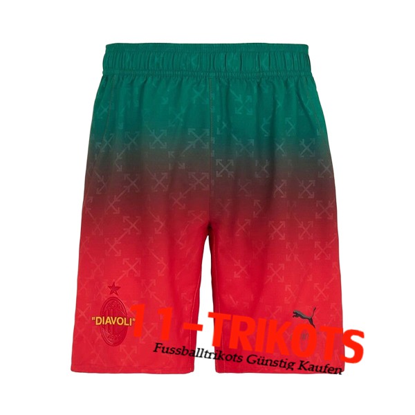 AC Milan Fussball Shorts Vierte Rot 2024/2025